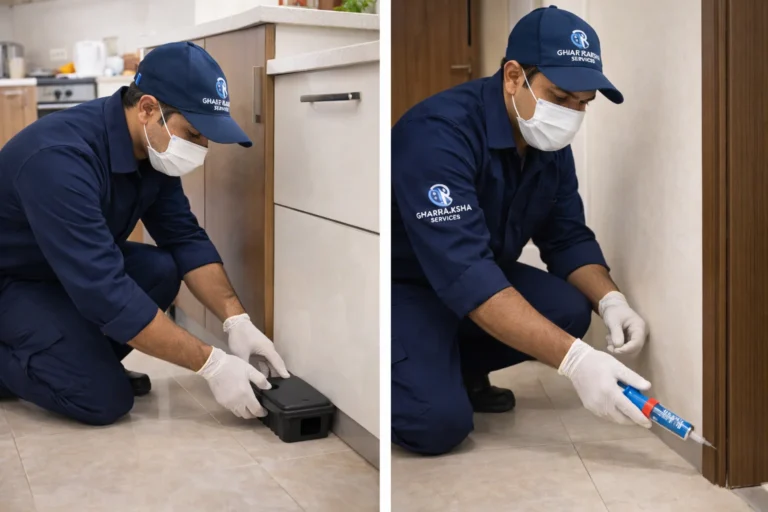 Professional ant and rodent control service in Hyderabad by Gharraksha Services