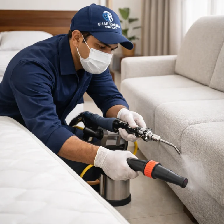 Professional bed bug control treatment in Hyderabad by Gharraksha Services
