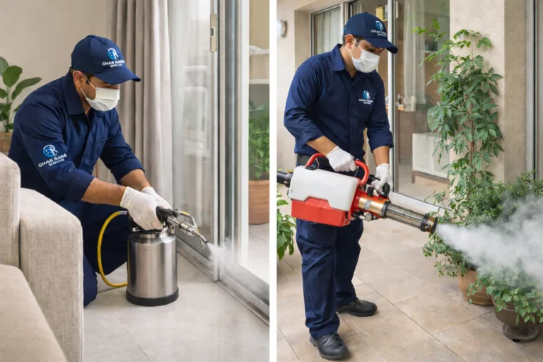 Indoor and outdoor mosquito control service in Hyderabad by Gharraksha Services